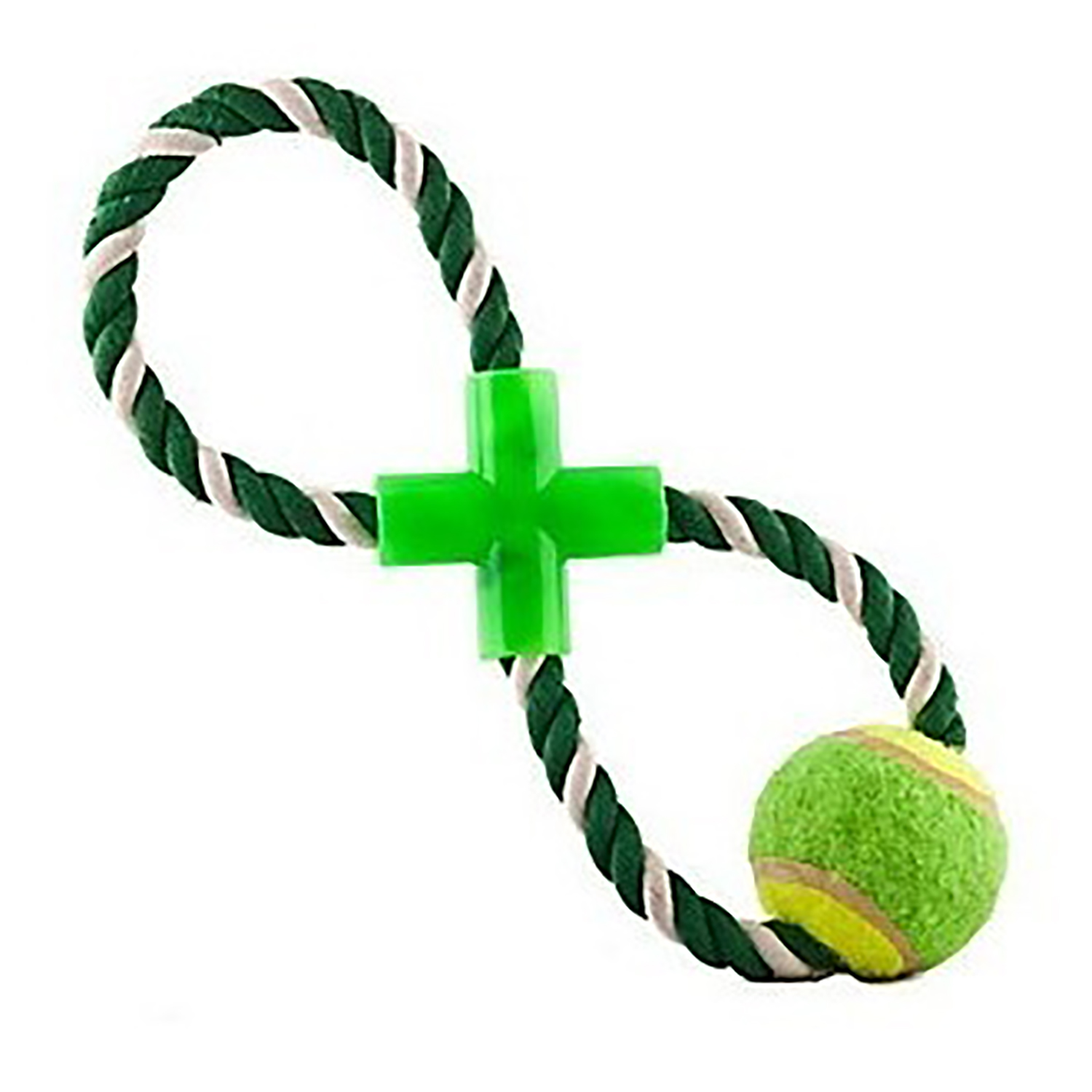 Pelota Juguete Mordedera Para Perro Con Soga