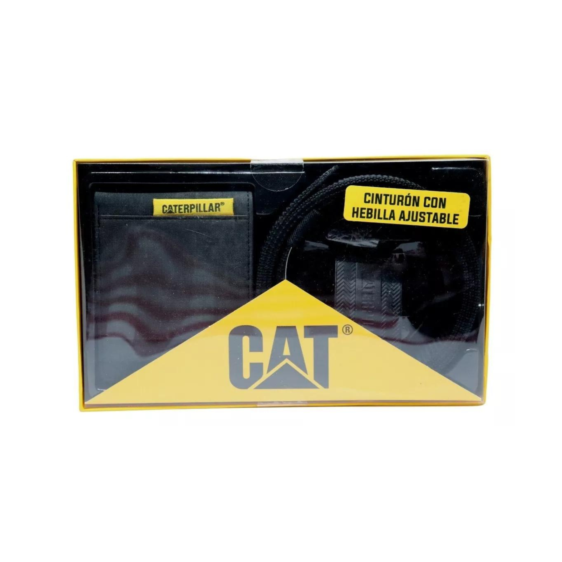 Set Cartera Con Cinturon Para Hombre Caterpillar 22and