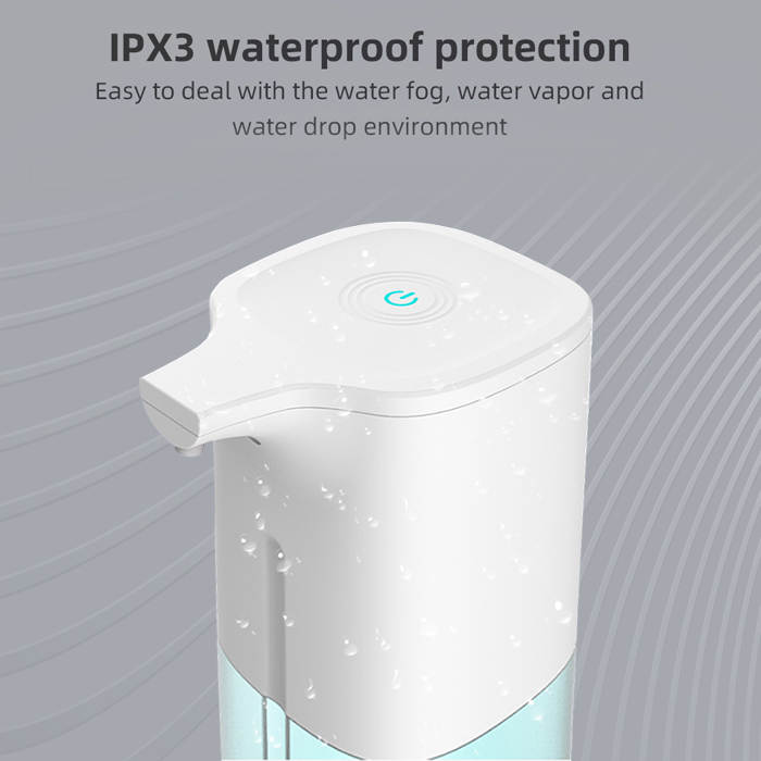 Dispensador de jabon automatico Soap Dispenser portátil sin Contacto eléctrico con Sensor de Movimiento Ideal para despachador de jabón líquido jabón Espuma para Cocina baño Oficina