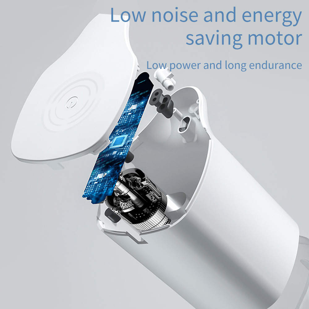 Dispensador de jabon automatico Soap Dispenser portátil sin Contacto eléctrico con Sensor de Movimiento Ideal para despachador de jabón líquido jabón Espuma para Cocina baño Oficina