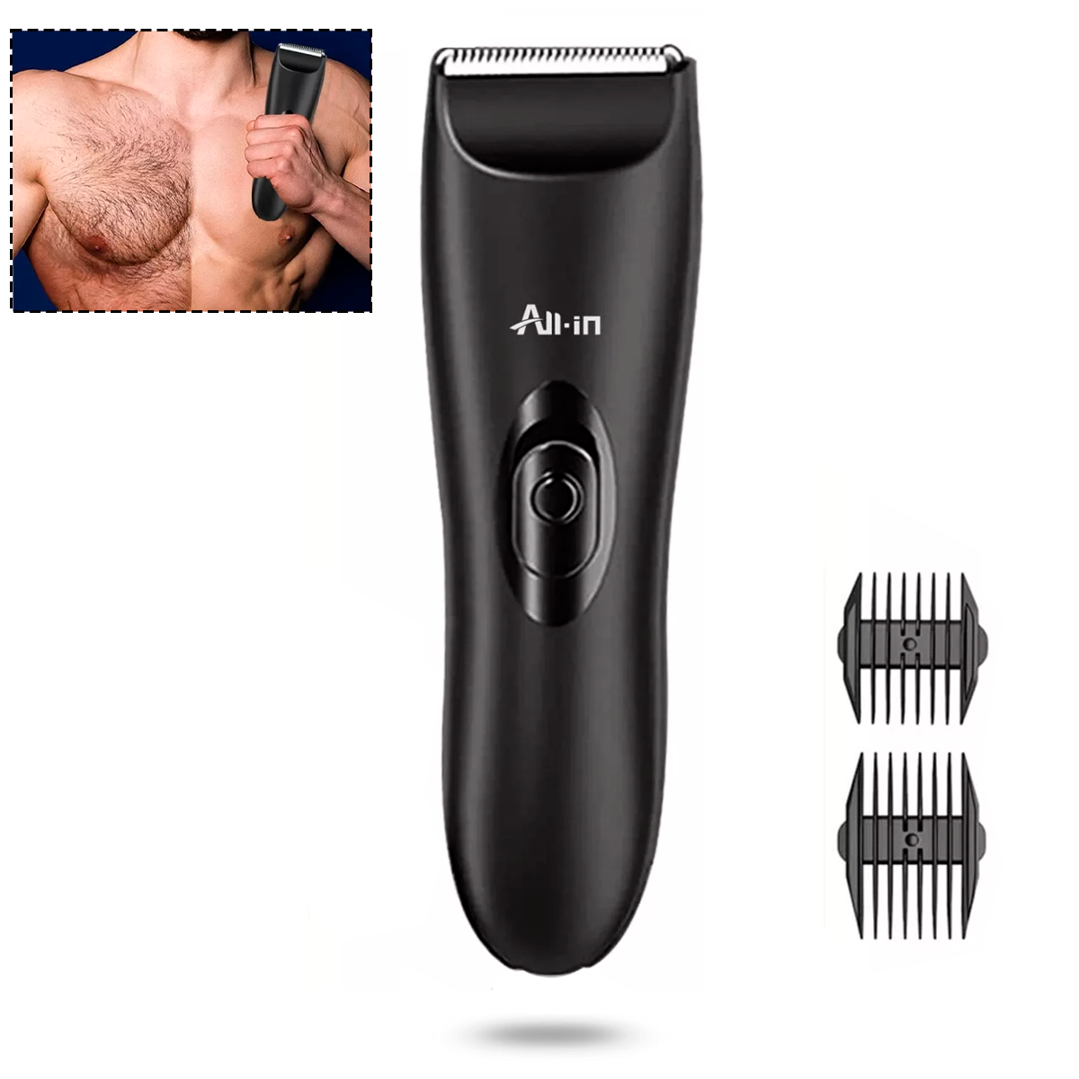 Rasuradora Eléctrica Corporal Maquina De Afeitar Zonas Intimas .