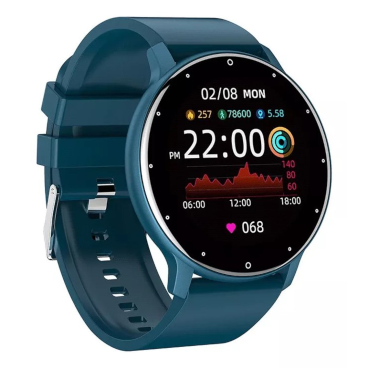 Reloj Inteligente BW0223 Pantalla de 1.28" Azul