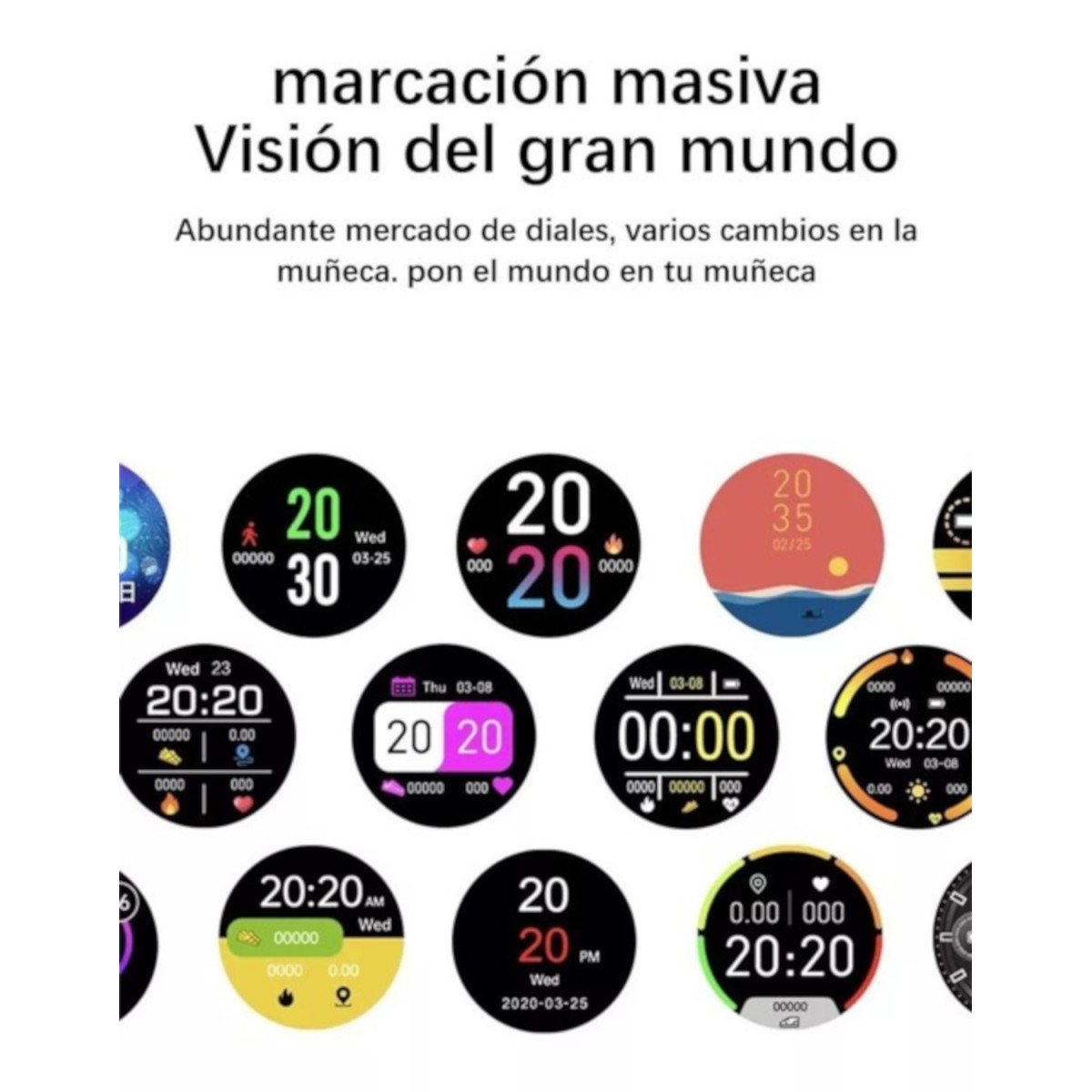 Reloj Inteligente BW0223 Pantalla de 1.28" Azul