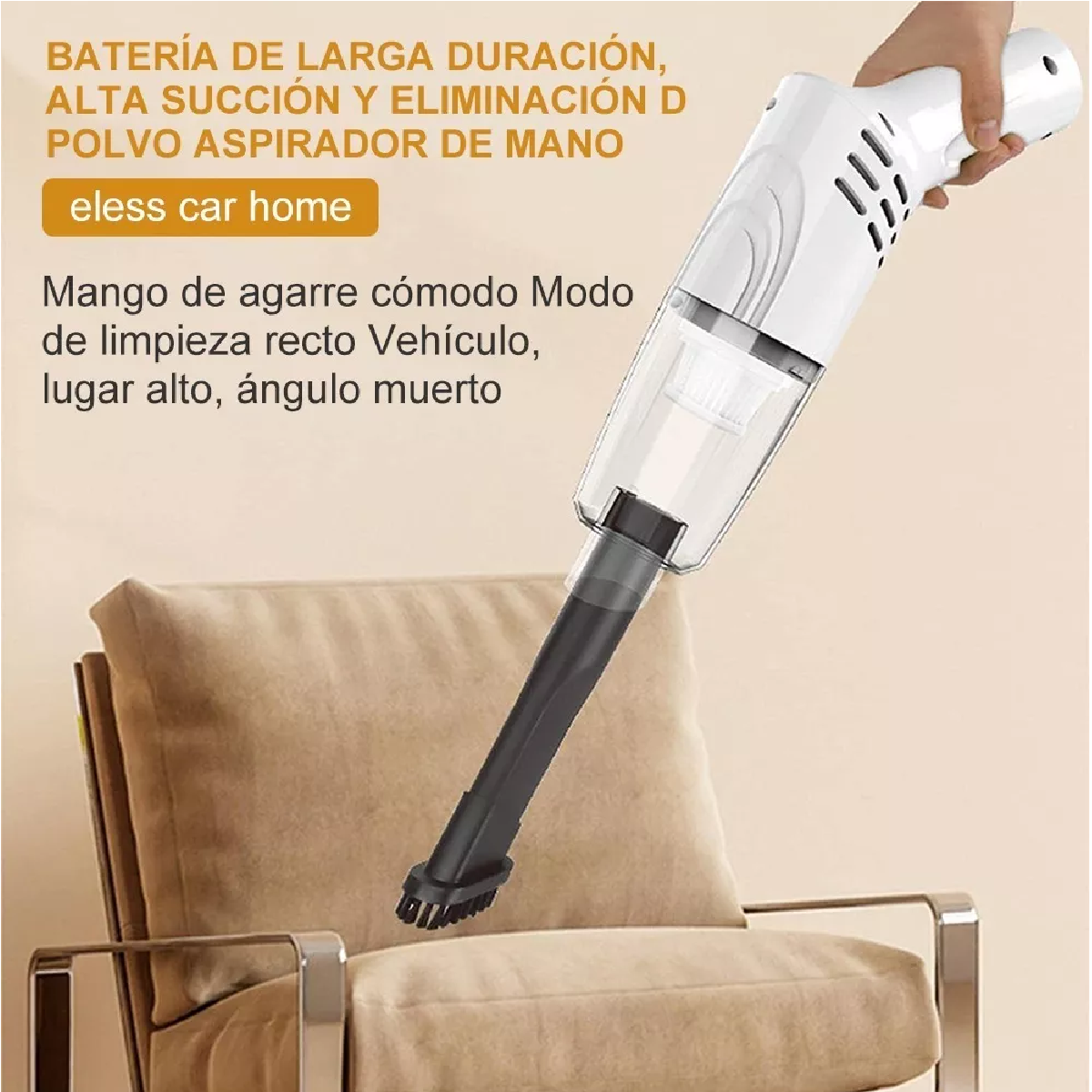 Aspiradora Inalambrica Aspirador Mano Portátil Dos En Uno