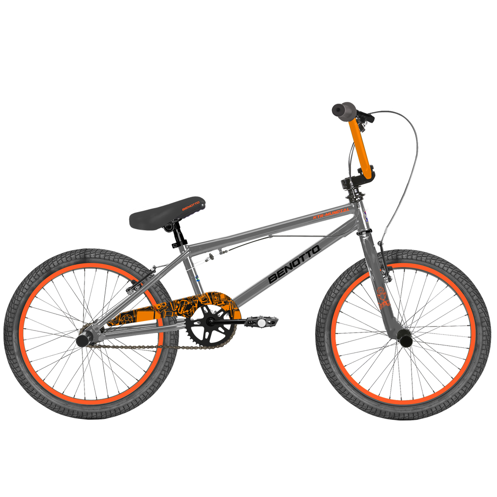 Bicicleta BENOTTO FreeStyle KTR-MUNDIAL R20 Acero 1V. Gris Oscuro Niño