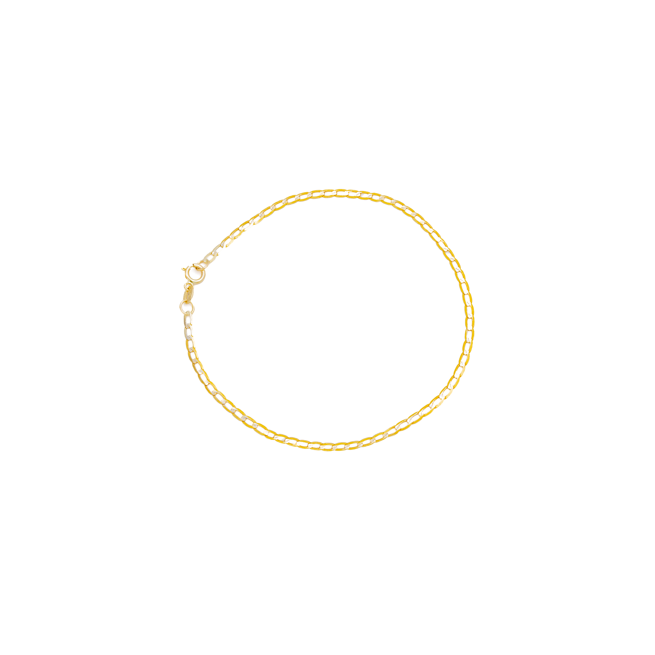 Pulso Inglés Diamantado Oro Italiano 10 Kilates.