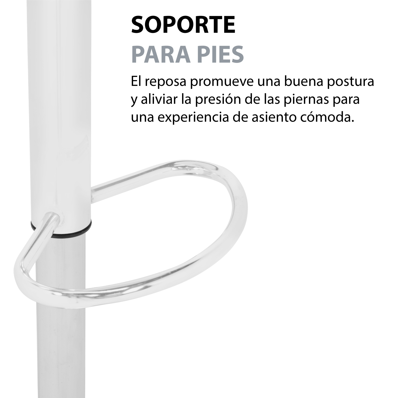 Kit de 4 Bancos Altos Onof para Barra con Respaldo Giratorio y Altura Ajustable, Bancos para Bar Restaurante Cafetería