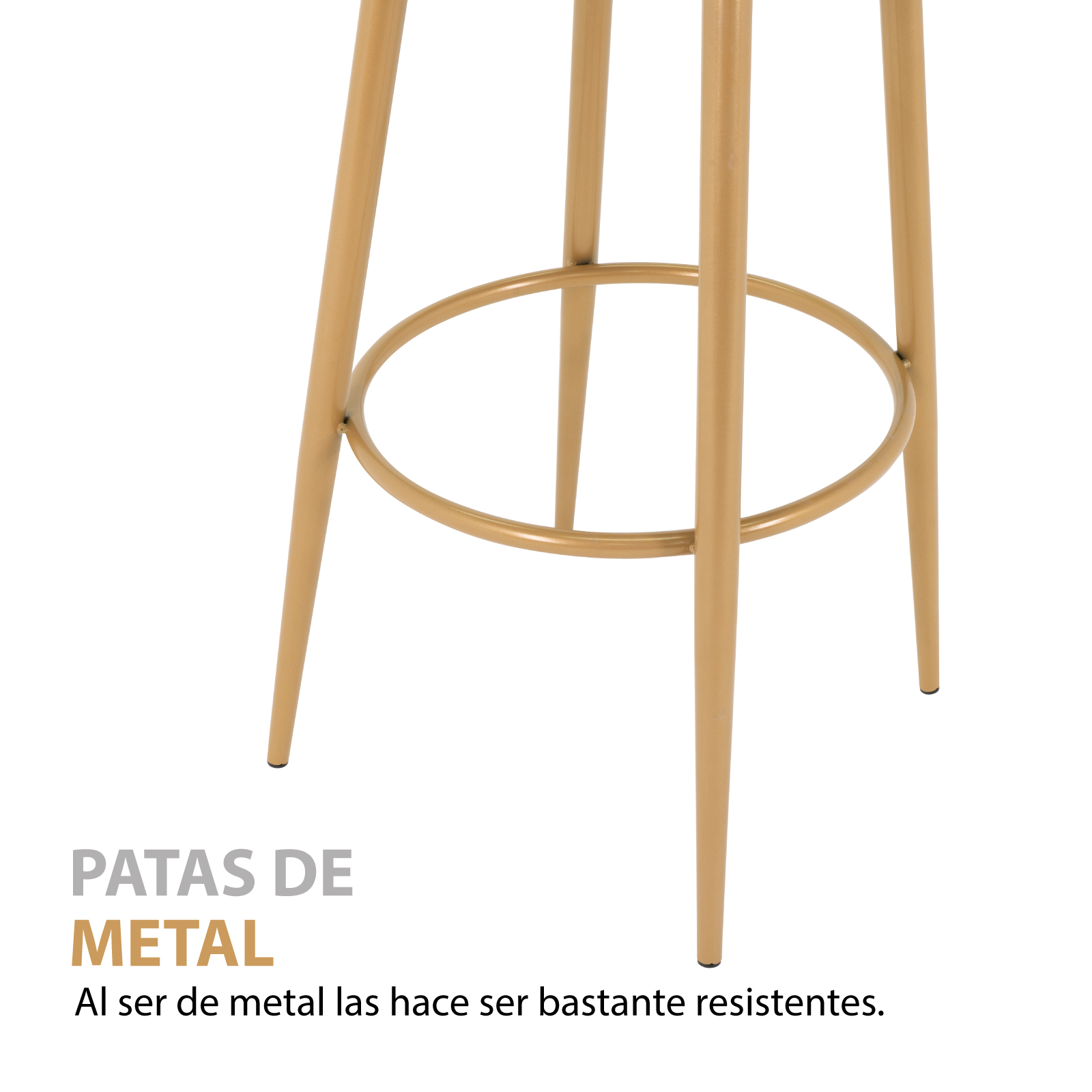 Kit de 4 Bancos Altos Onof para Barra con Respaldo Giratorio y Altura Ajustable, Bancos para Cocina Comedor Sala