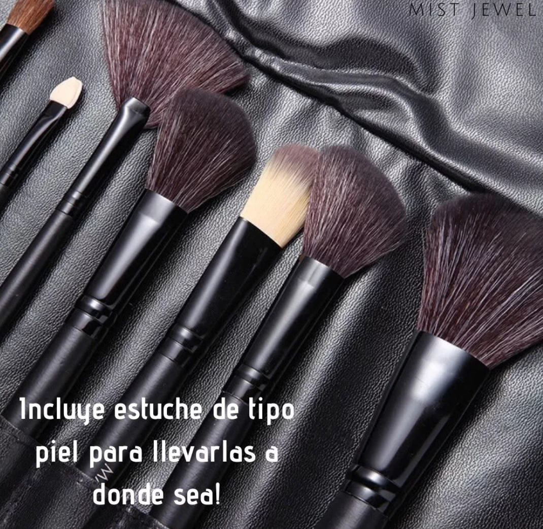 Brochas De Maquillaje Kit 24 Pcs Para Maquillaje Profesional