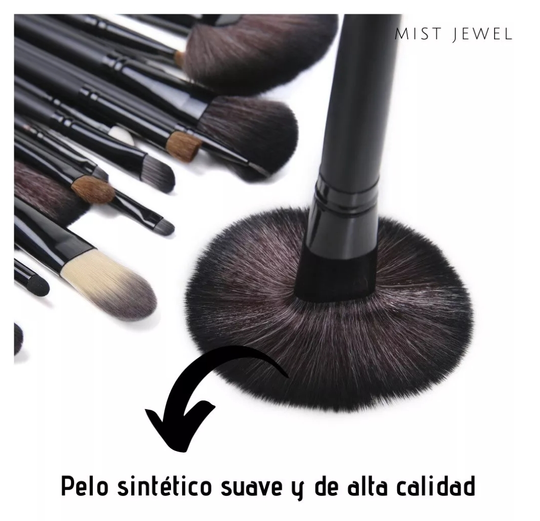 Brochas De Maquillaje Kit 24 Pcs Para Maquillaje Profesional