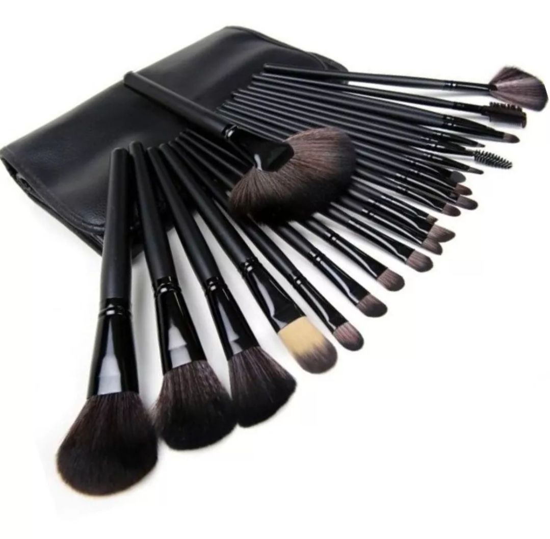Brochas De Maquillaje Kit 24 Pcs Para Maquillaje Profesional