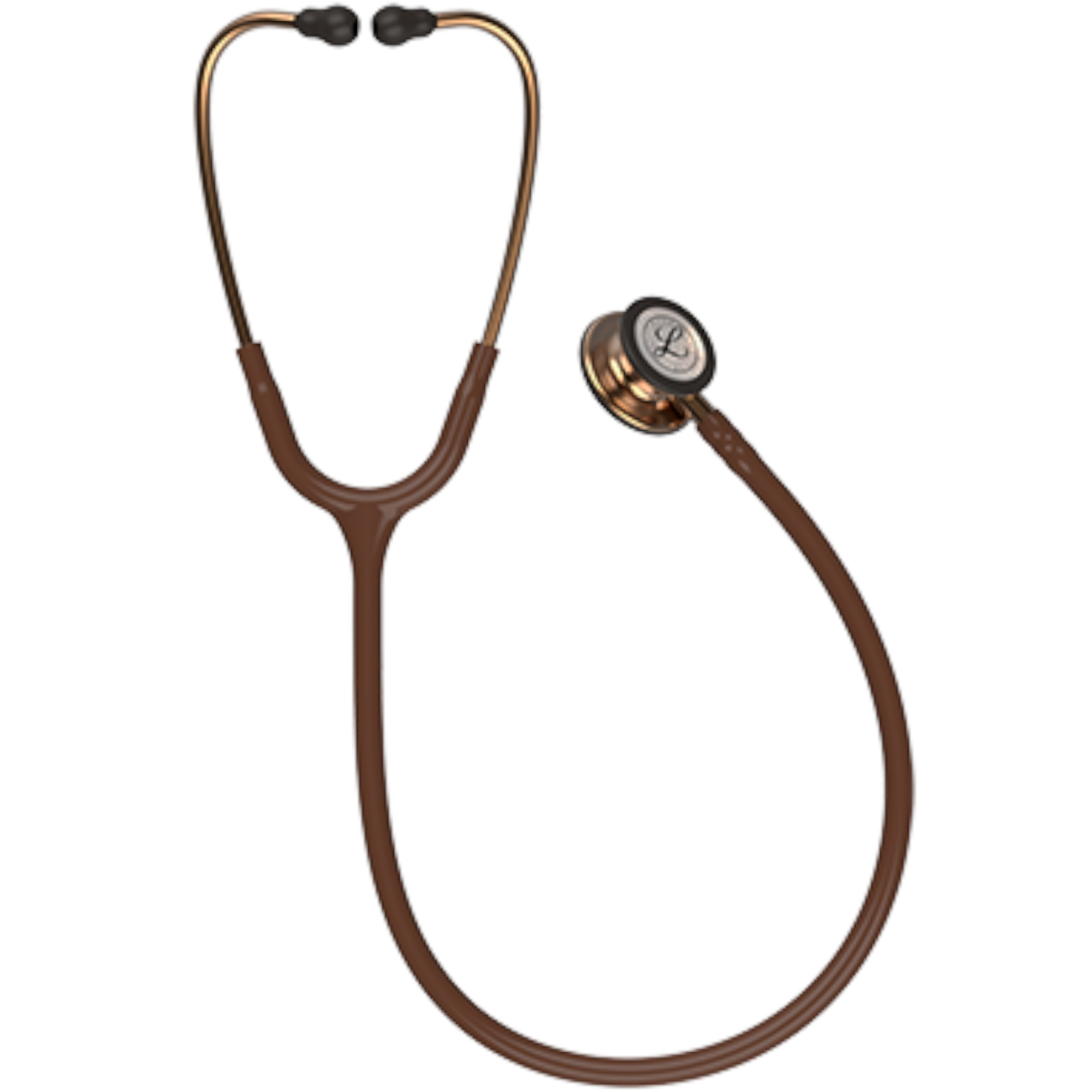 3M Littmann Estetoscopio Classic III, Manguera Color Chocolate, Acabado Color Cobre, 69 cm (Modelo 5809)