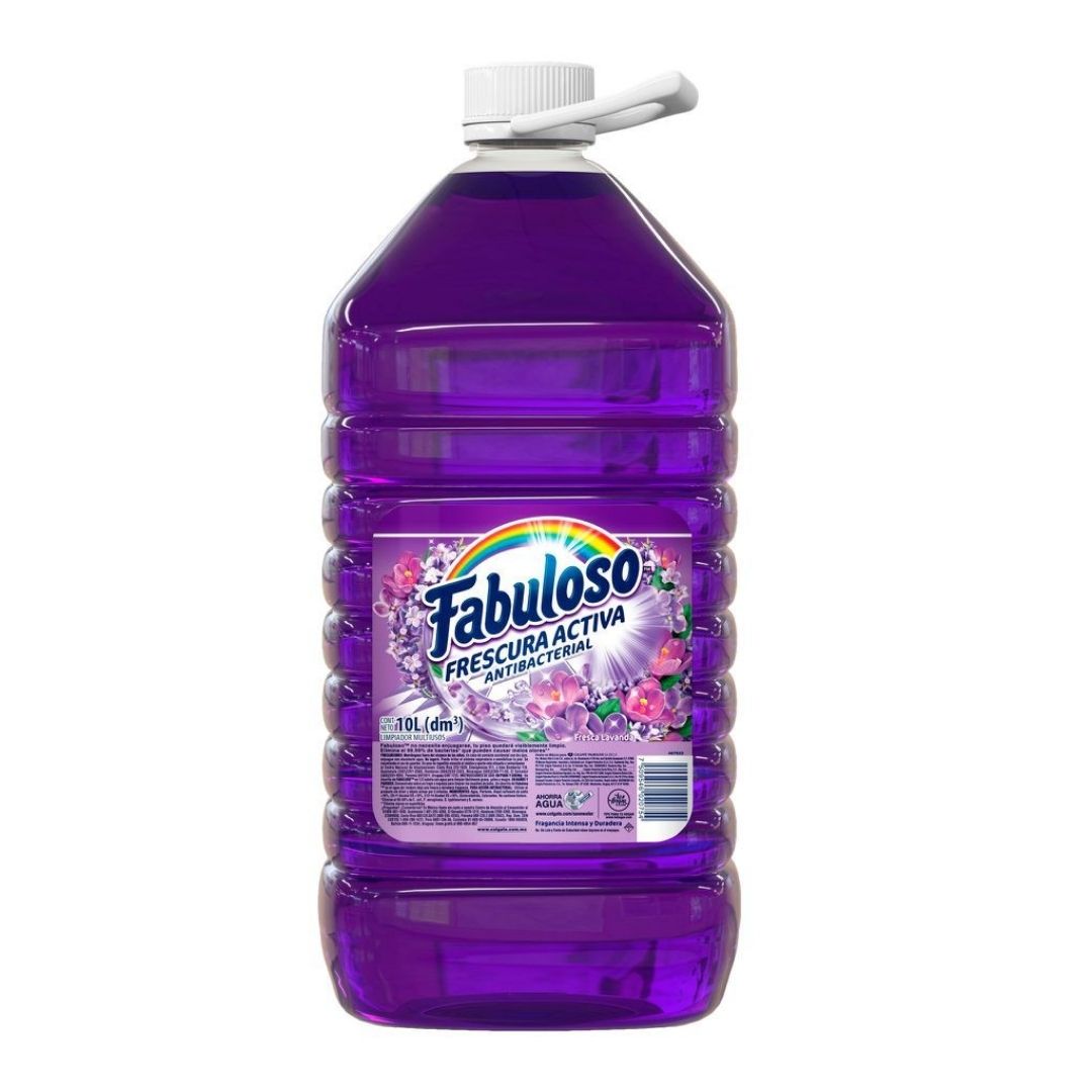 Limpiador Multiusos Fabuloso Frescura Activa Lavanda 10 Litros