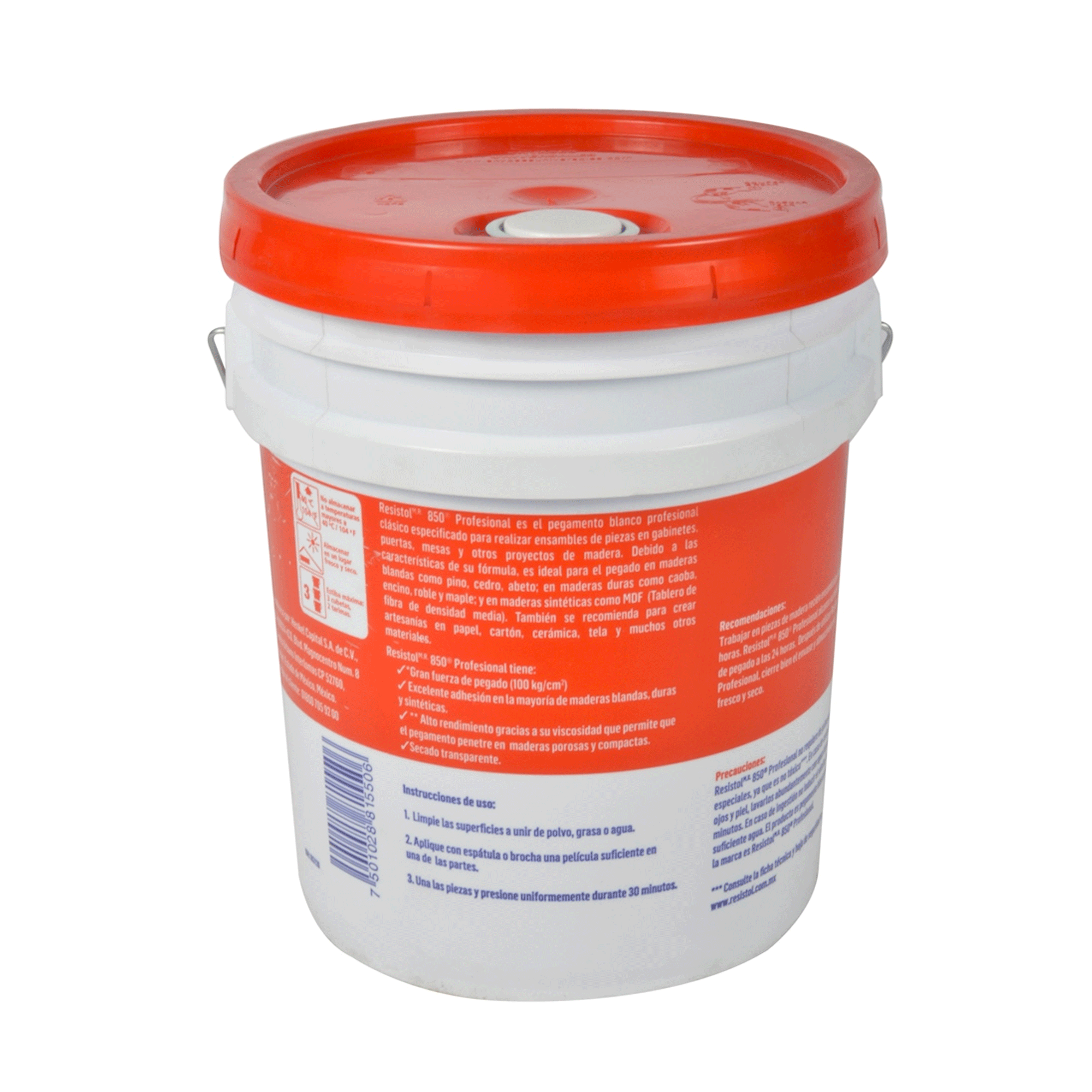 Pegamento Blanco Resistol 850 Profesional 20 Kg