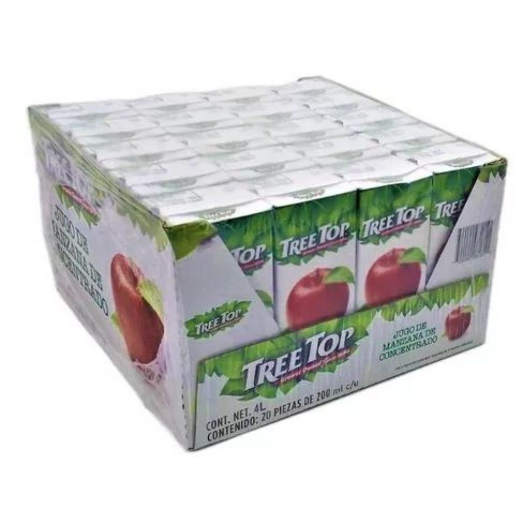 Jugo De Manzana Tree Top Con 20 Tetrapack´s De 200ml