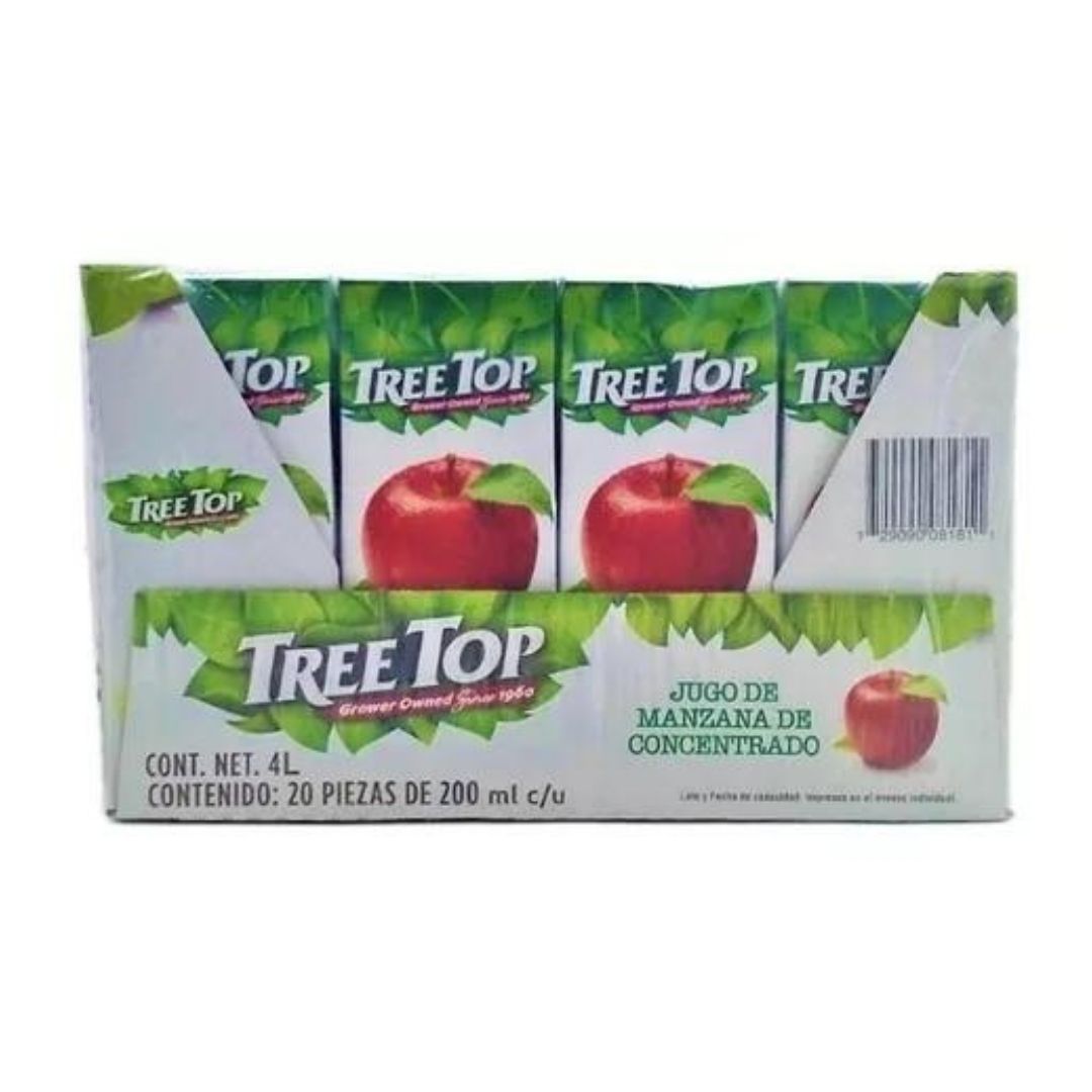 Jugo De Manzana Tree Top Con 20 Tetrapack´s De 200ml