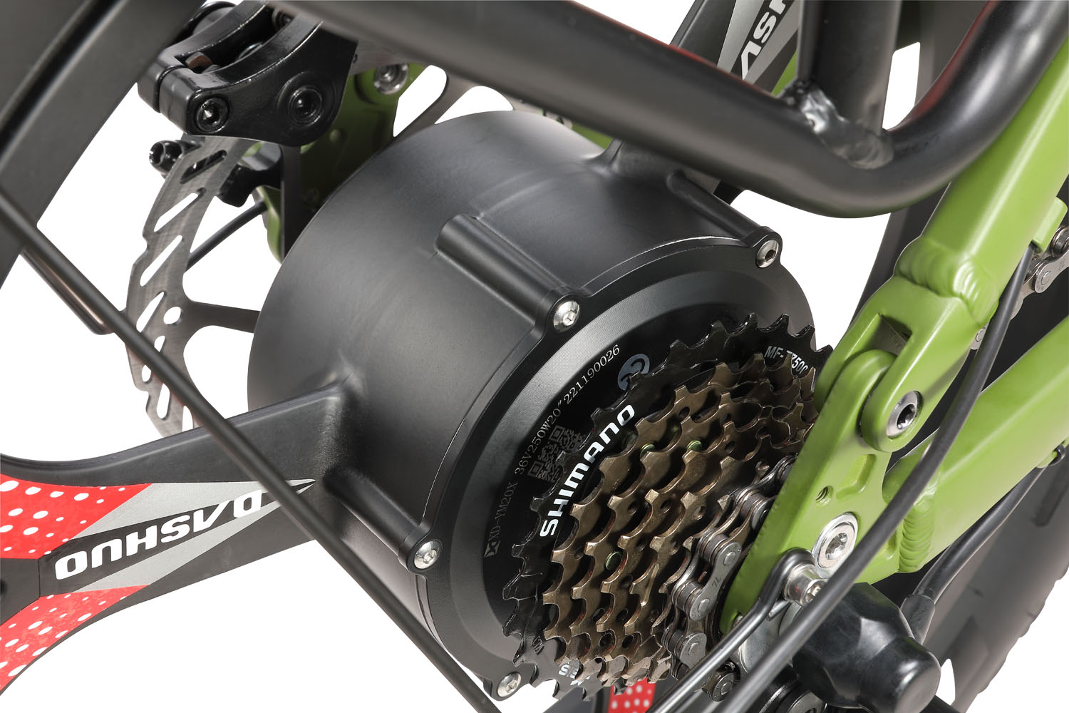 Bicicleta Eléctrica Plegable MTB Moboss Ebike Raven 250W 20"