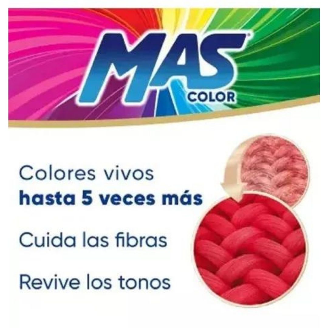 Detergente Liquido Mas Color 10 Litros Colores Intensos
