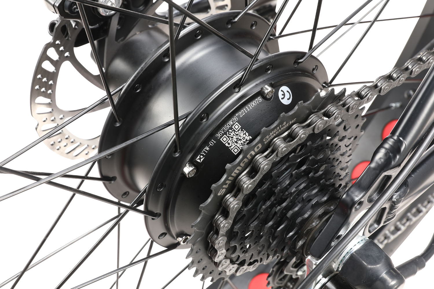 Bicicleta Eléctrica MTB Fatbike Moboss Ebike Osprey 350W 26"