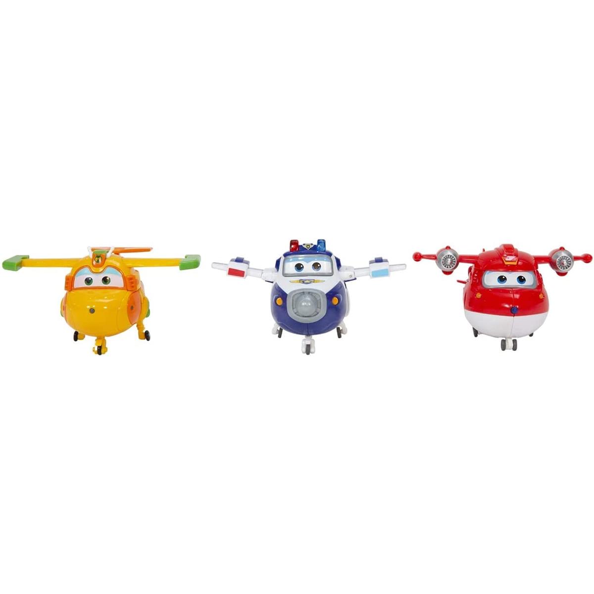 Super Wings Team Amigos Super Cargados Jett, Bucky Y Paul