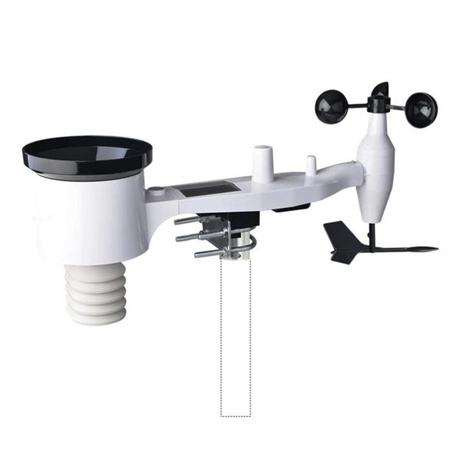 Estación Meteorológica Profesional MXWSP-001-12 CF Temp, Int, -0 a 50C ó Temp, Exterior, -40 a 60C 3 AA 1,5V 2"AA" WindSpeed