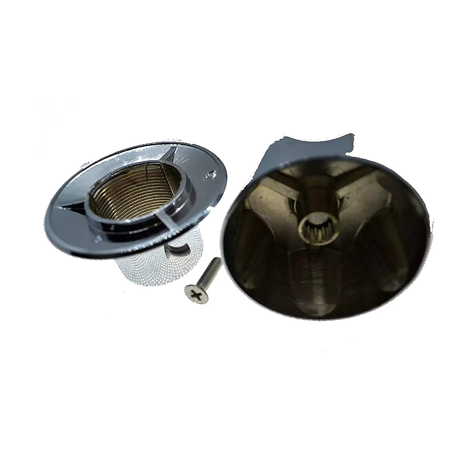 Juego De 2 Manerales Metálicos Y 2 Chapetones Para Regadera IML 