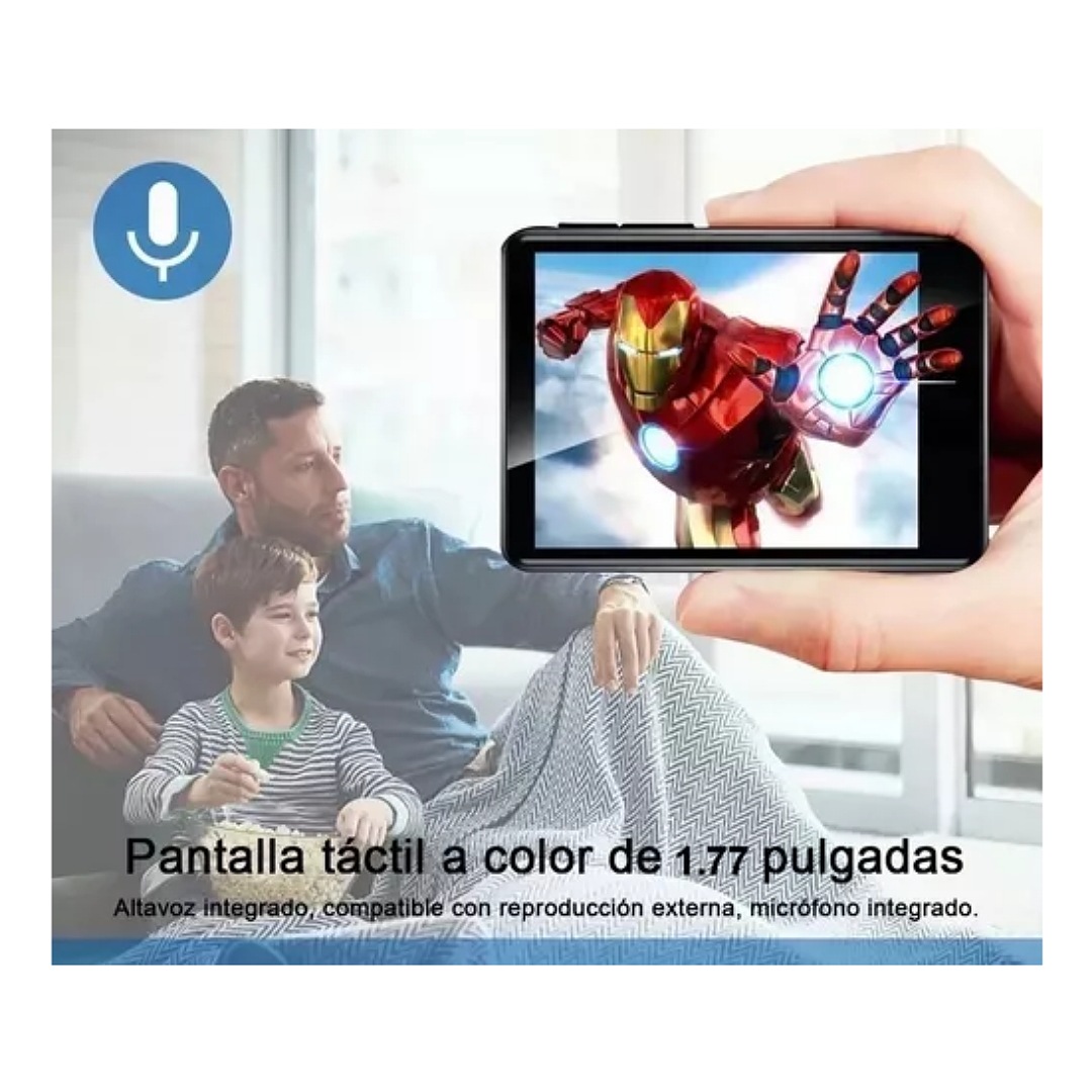 Reproductor Mp3 Con Bluetooth, Táctil, Excelentes Acabados