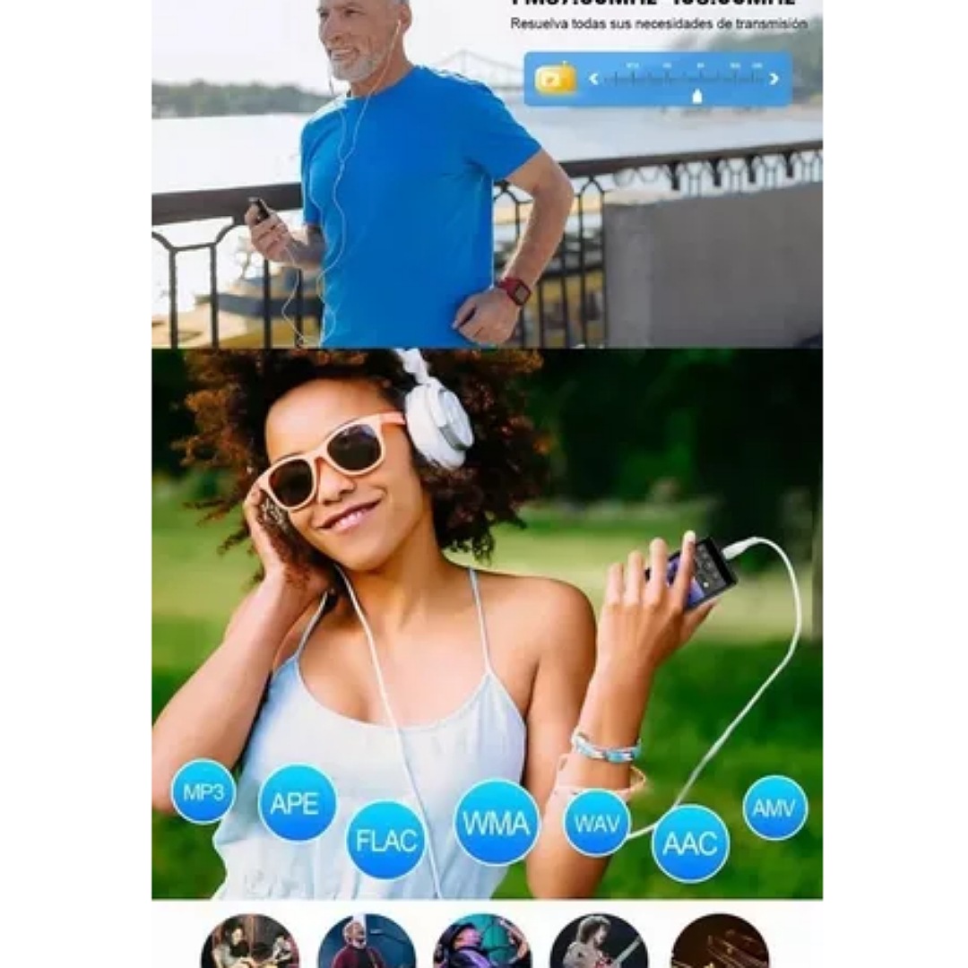 Reproductor Mp3 Con Bluetooth, Táctil, Excelentes Acabados