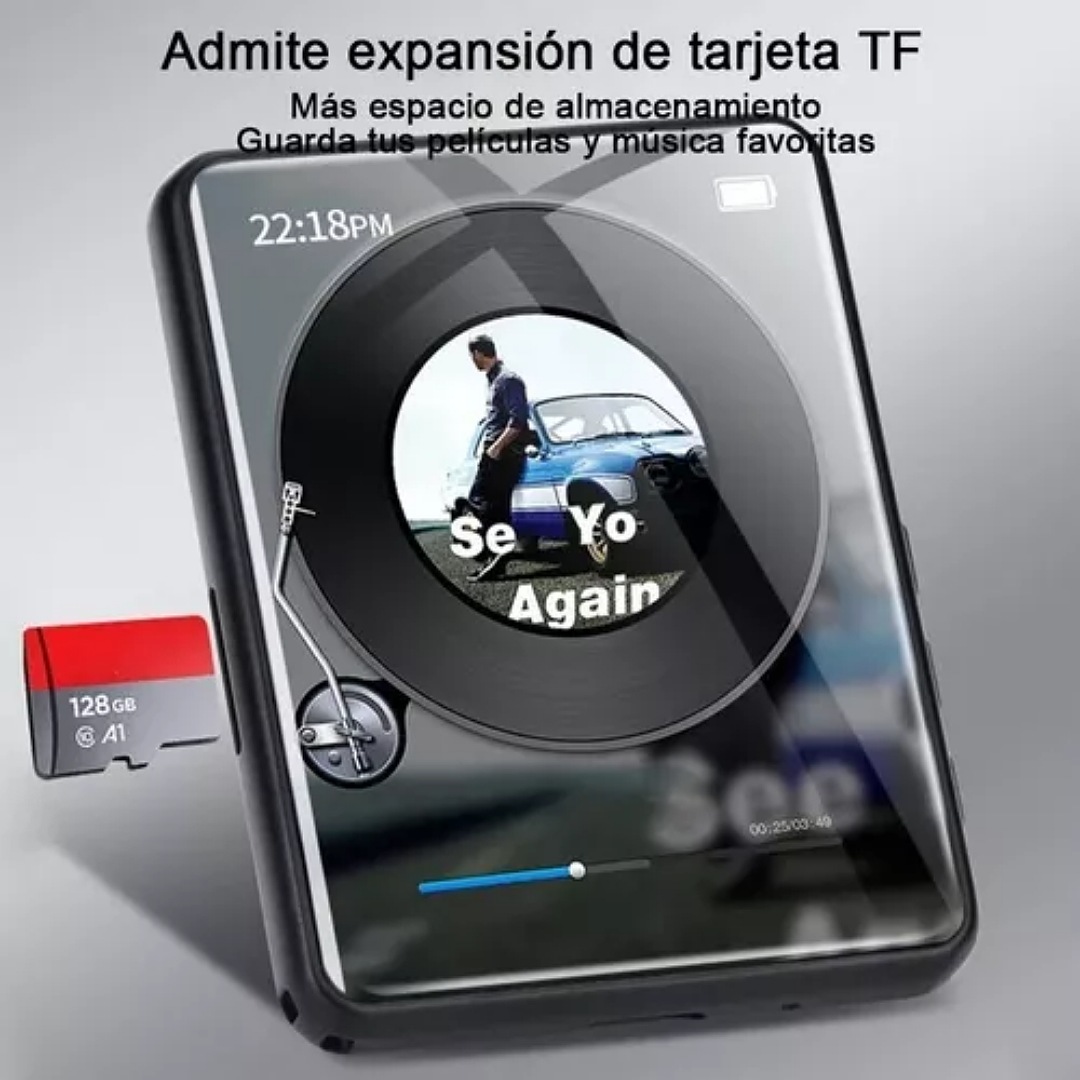 Reproductor Mp3 Con Bluetooth, Táctil, Excelentes Acabados