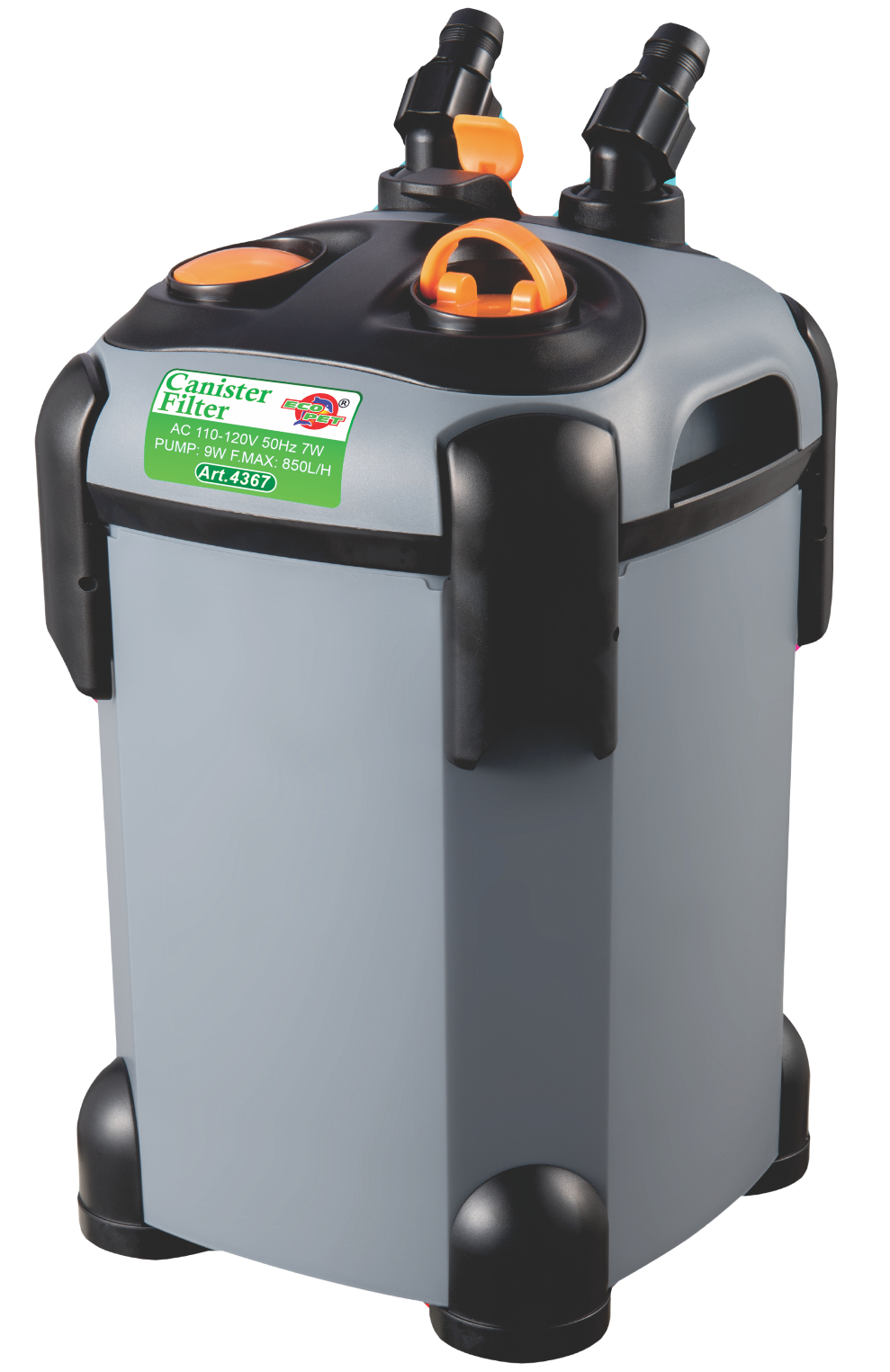 Filtro Canister Canasta Acuario Peces Marino Dulce 850 L/h