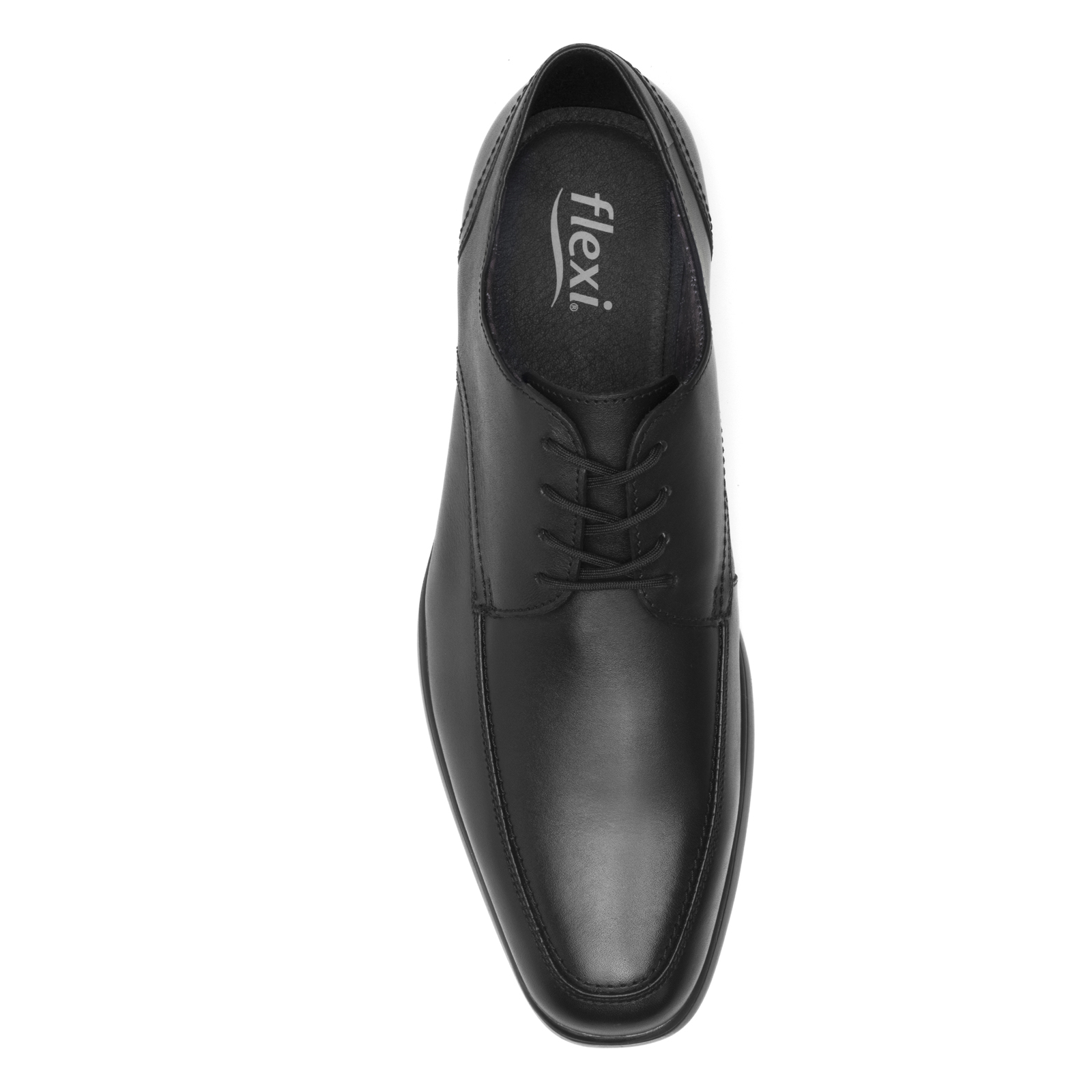 Zapato Negro Para Hombre Flexi Derby 409906 Flowtek Clasico