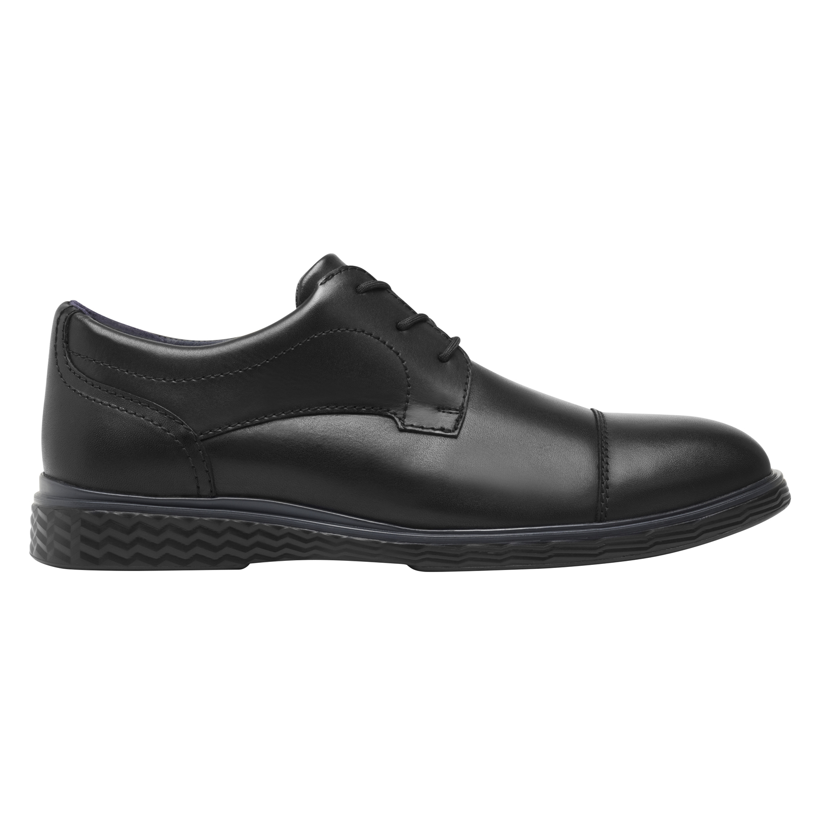 Zapato Derby Negro De Semi Vestir Flexi Hombre 409405 Clasic