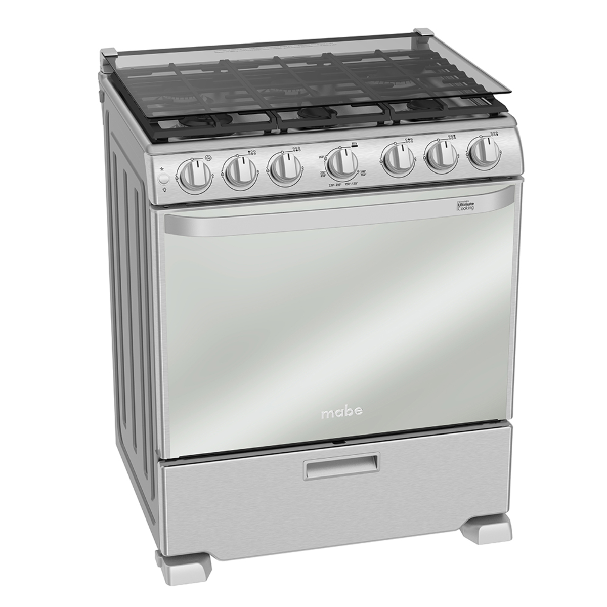 Estufa de Piso 76 cm (30 pulgadas) Inoxidable Mabe - DEM7673CFIX2