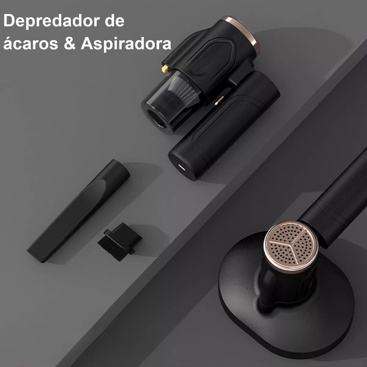 Aspiradora Para Auto Portatil De Mano Inalambrica Con Uv