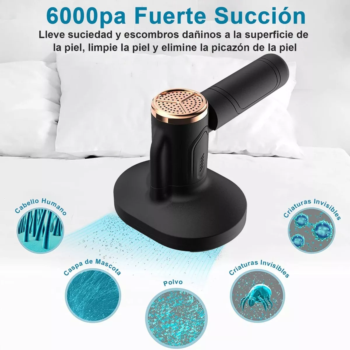 Aspiradora Para Auto Portatil De Mano Inalambrica Con Uv
