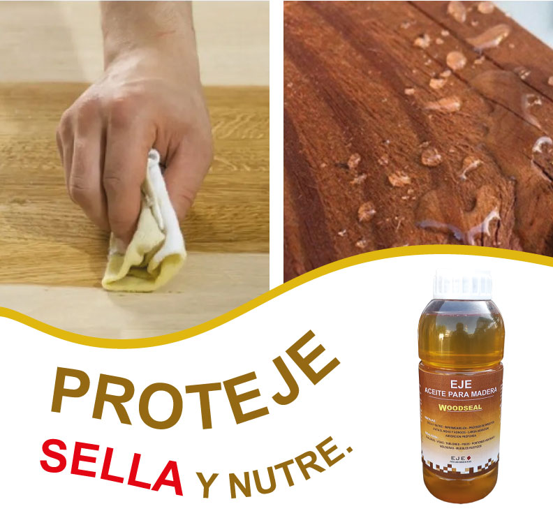 Aceite Woodseal para Madera / Protege Nutre Sella Maderas 1Lt