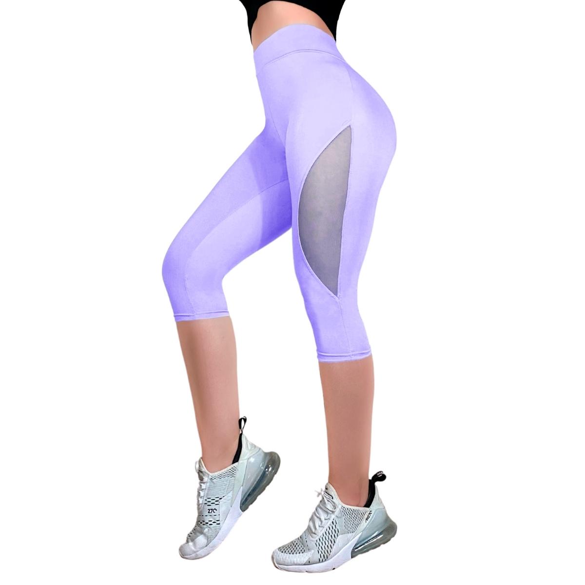 Capri De Mujer Leggings Lycra Malla Corta Bermudas