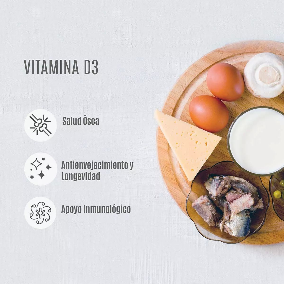 Vitamina D3 + Vitamina C & Zinc 400 Iu 30 Cápsulas Naturelab