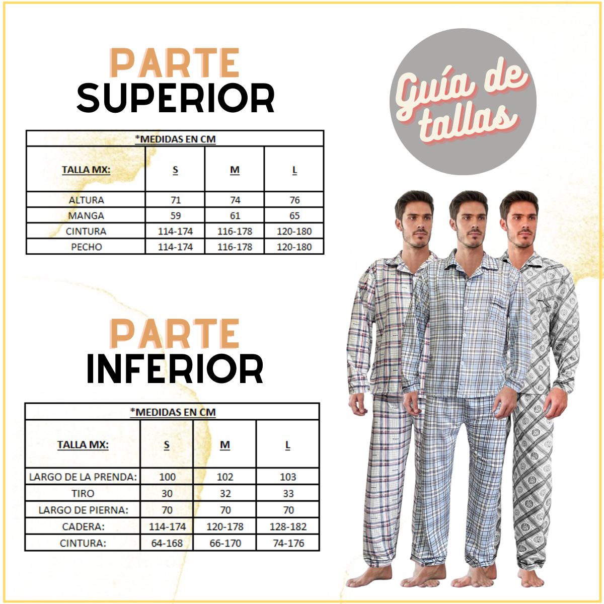 Pijama Hombre Invierno Set 2 Pzas Pantalon Camisa Caballero D8-D10