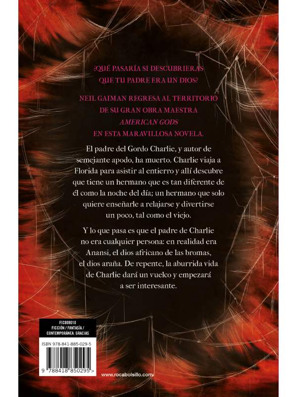 Libro Los hijos de Anansi. Autor GAIMAN NEIL. 