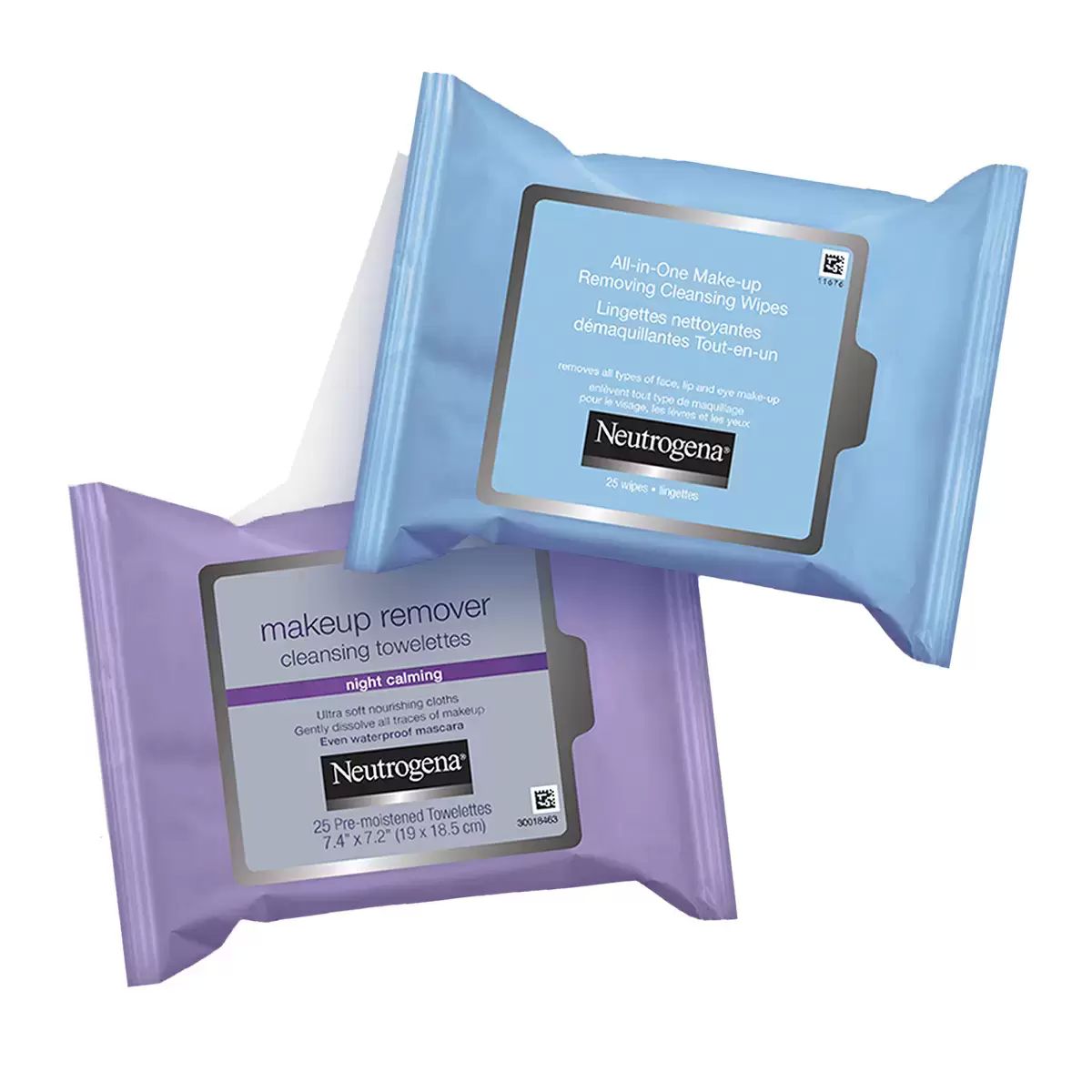 Neutrogena Toallas Desmaquillantes 5 paquetes de 25 pzas