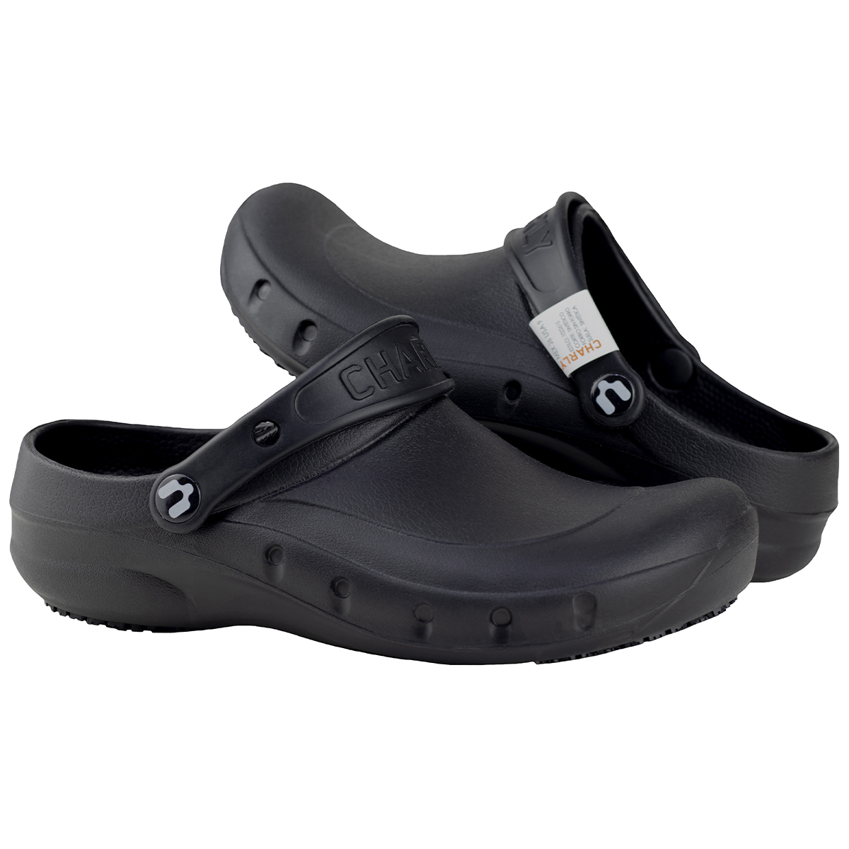 Sandalia Charly Antiderrapante 1022615 Negro Slip Resistant