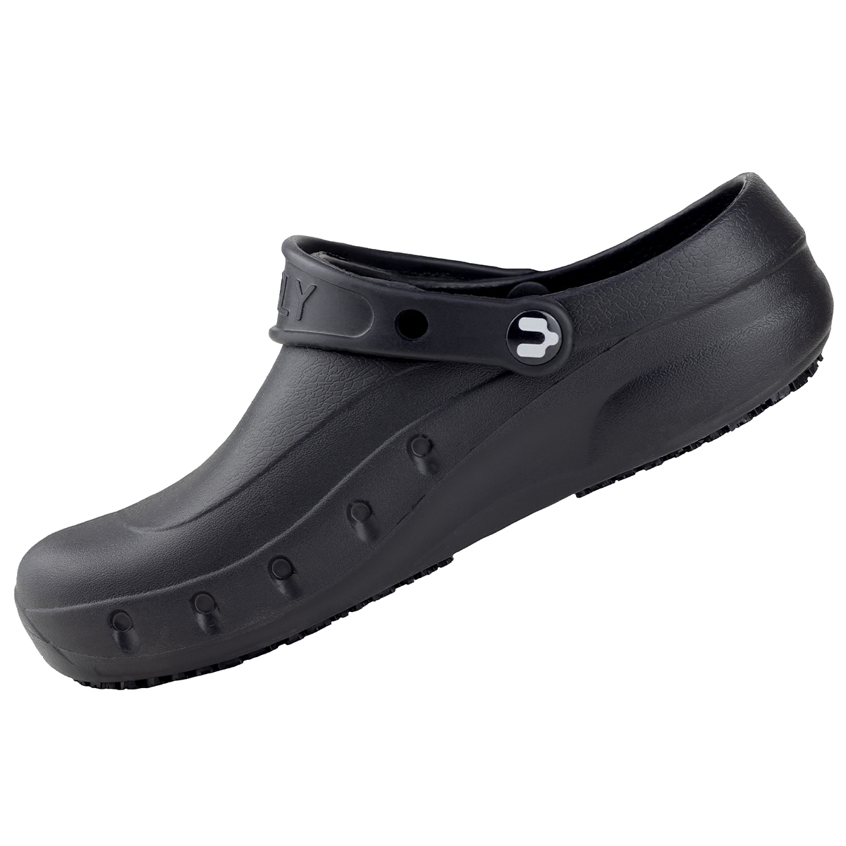 Sandalia Charly Antiderrapante 1022615 Negro Slip Resistant