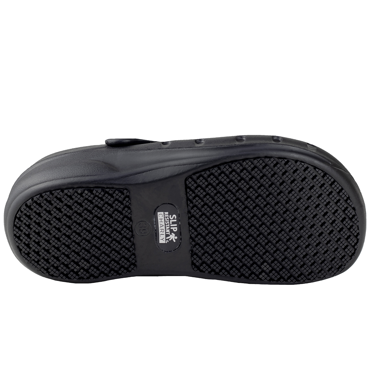 Sandalia Charly Antiderrapante 1022615 Negro Slip Resistant