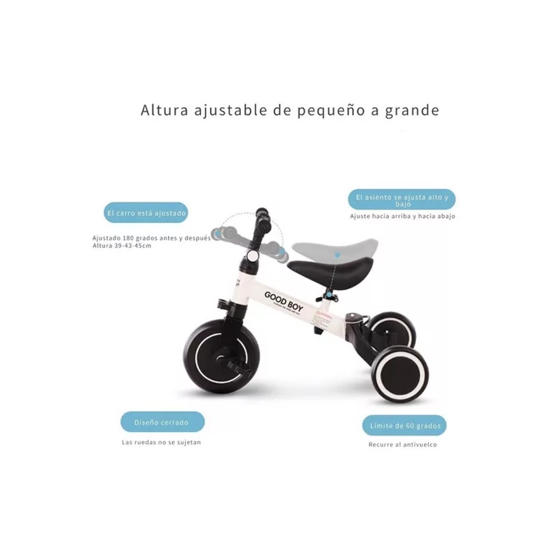 Bicicletas Triciclo De Equilibrio Montables Para Niños 3 En1