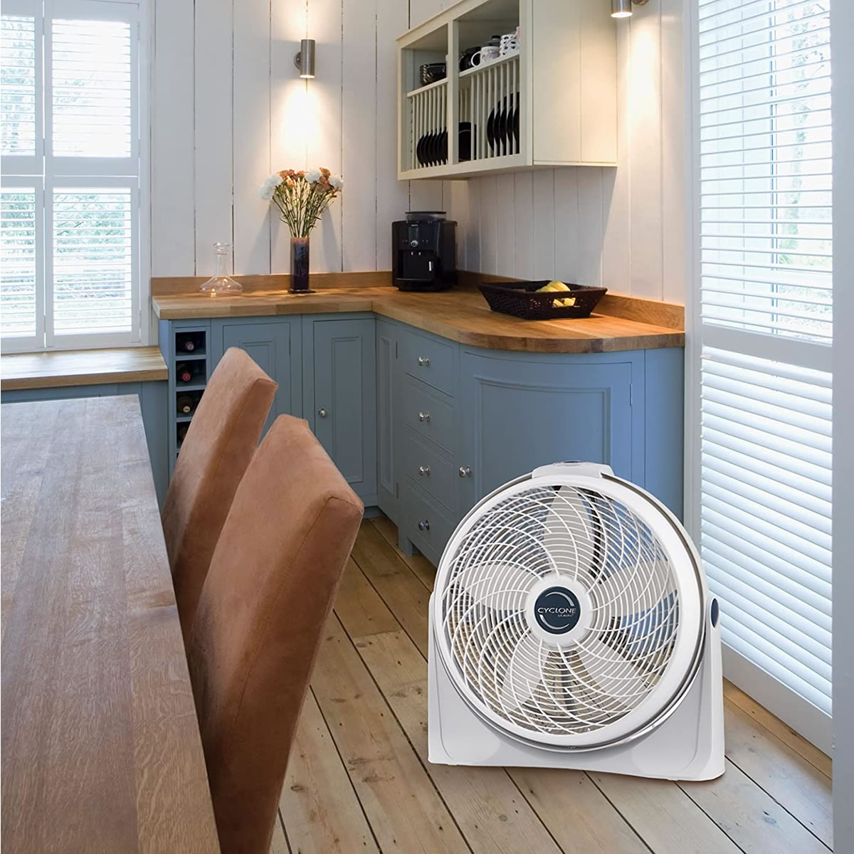 Ventilador de Piso 5 Aspas Y 3 Velocidades Lasko 98249 SMS