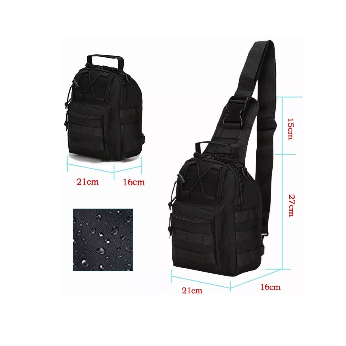 Mochila Táctica Multifunción Mochila Cuerpo Cruzada Campismo