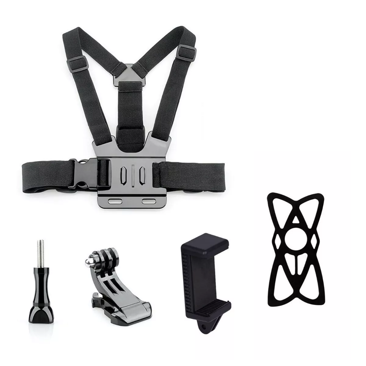 Soporte Al Pecho Con Correa Por Cámara Gopro Clip Teléfono