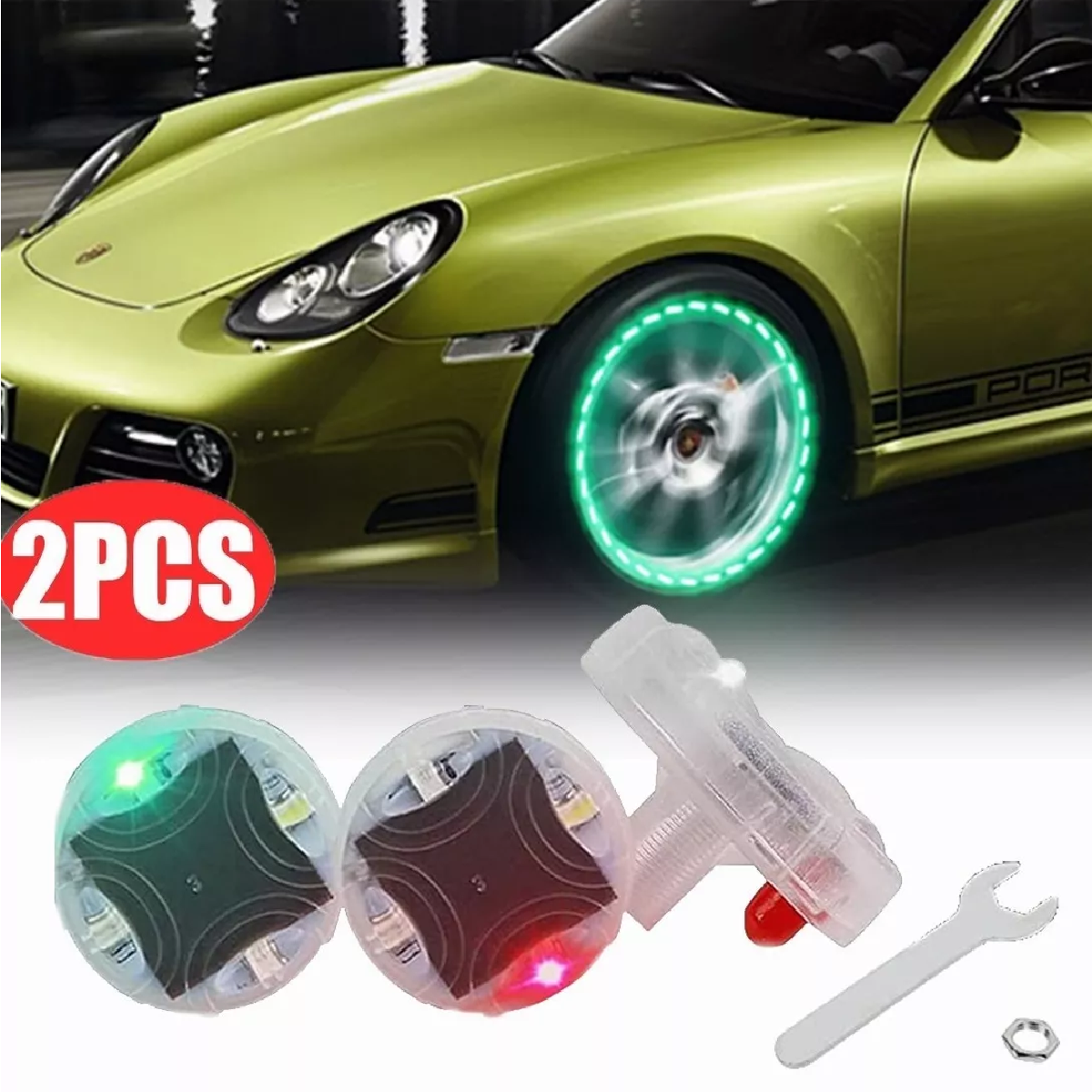 Luz De Chasis Decorativas Led De Colores Para Moto Y Auto