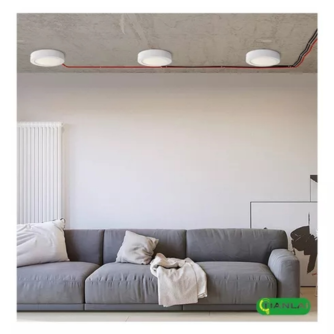 Lampara De Sobreponer Led 18w Luminaria Plafón 10 Piezas.